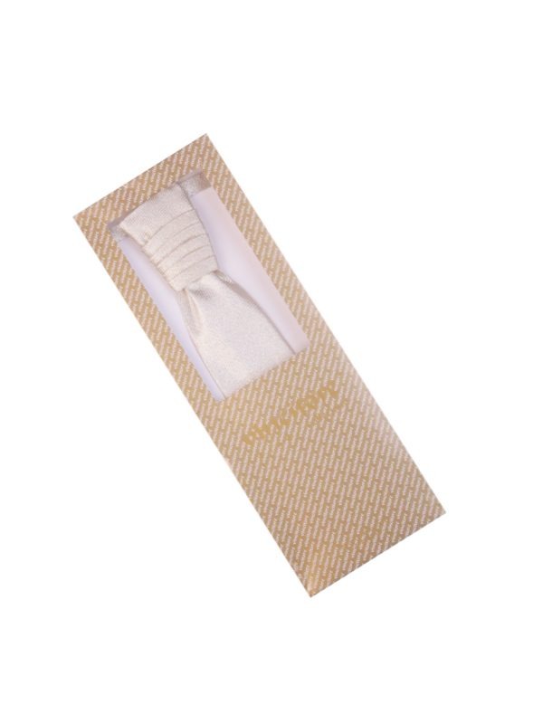 Zlatá pánska ozdobná kravata